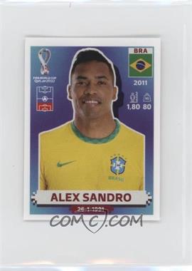 2022 Panini FIFA World Cup Qatar Stickers - Brazil #BRA5 - Alex Sandro