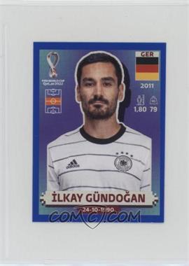 2022 Panini FIFA World Cup Qatar Stickers - Germany - Blue #GER12 - Ilkay Gundogan