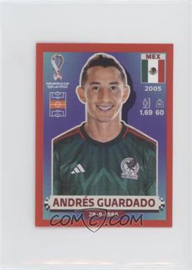 2022 Panini FIFA World Cup Qatar Stickers - Mexico - Red #MEX13 - Andres Guardado