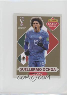 2022 Panini FIFA World Cup Qatar Stickers Brazil Edition - Extra Stickers - Gold #_GIMO - Legends - Guillermo Ochoa