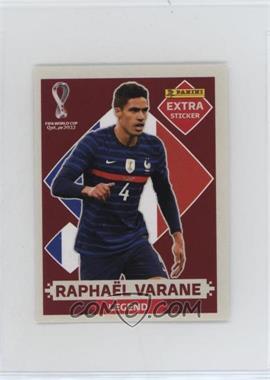 2022 Panini FIFA World Cup Qatar Stickers Brazil Edition - Extra Stickers #_RAVA - Legends - Raphael Varane