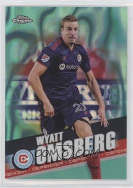 2022 Topps Chrome MLS - [Base] - Aqua Lava Refractor #114 - Wyatt Omsberg /299 [EX to NM]