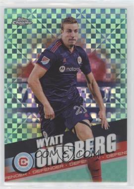 2022 Topps Chrome MLS - [Base] - Aqua X-Fractor #114 - Wyatt Omsberg /299