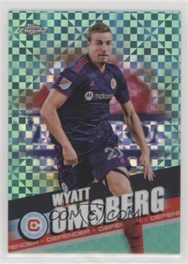 2022 Topps Chrome MLS - [Base] - Aqua X-Fractor #114 - Wyatt Omsberg /299