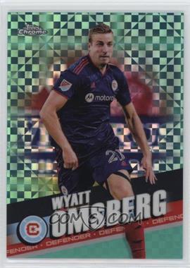 2022 Topps Chrome MLS - [Base] - Aqua X-Fractor #114 - Wyatt Omsberg /299