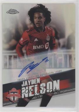 2022 Topps Chrome MLS - [Base] - Autographs #32 - Jayden Nelson