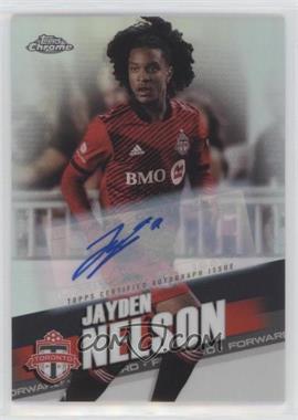 2022 Topps Chrome MLS - [Base] - Autographs #32 - Jayden Nelson