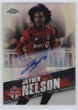 2022 Topps Chrome MLS - [Base] - Autographs #32 - Jayden Nelson