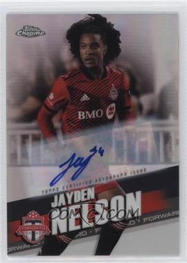 2022 Topps Chrome MLS - [Base] - Autographs #32 - Jayden Nelson