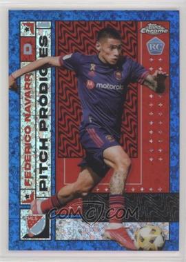 2022 Topps Chrome MLS - [Base] - Blue Mini-Diamond Refractor #146 - Pitch Prodigies - Federico Navarro /199