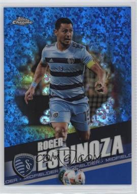 2022 Topps Chrome MLS - [Base] - Blue Mini-Diamond Refractor #57 - Roger Espinoza /199