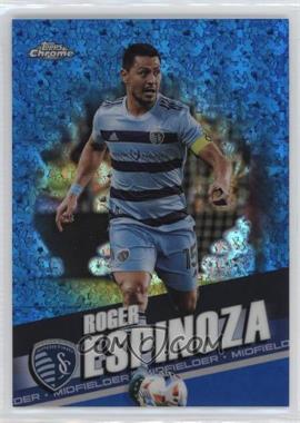 2022 Topps Chrome MLS - [Base] - Blue Mini-Diamond Refractor #57 - Roger Espinoza /199