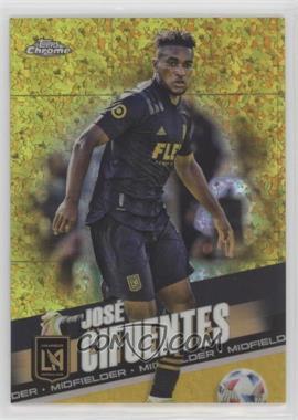 2022 Topps Chrome MLS - [Base] - Gold Mini-Diamond Refractor #121 - José Cifuentes /50