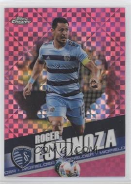 2022 Topps Chrome MLS - [Base] - Pink X-Fractor #57 - Roger Espinoza