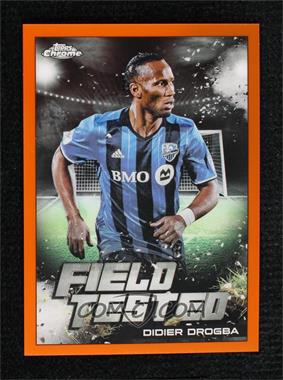 2022 Topps Chrome MLS - Field Tested - Orange Refractor #FT-2 - Didier Drogba /25