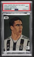 Dusan Vlahovic by Marco Melgrati [PSA 9 MINT] #/1,225