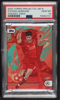 Steven Gerrard by Vincent Aseo [PSA 10 GEM MT] #/1,442