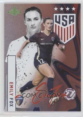 2023 Parkside USWNT One Nation One Team NWSL - [Base] - Red Foil #1 - Emily Fox /25