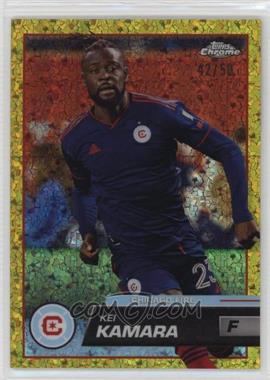 2023 Topps Chrome MLS - [Base] - Gold Mini-Diamond Refractor #68 - Kei Kamara /50