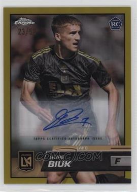 2023 Topps Chrome MLS - [Base] - Gold Refractor Autographs #24 - Stipe Biuk /50