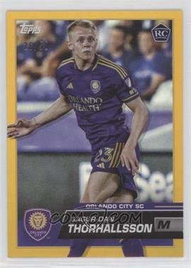 2023 Topps Chrome MLS - [Base] - Gold Refractor #3 - Dagur Dan Thórhallsson /50