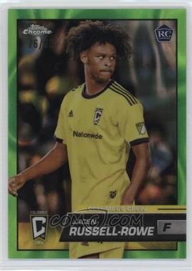 2023 Topps Chrome MLS - [Base] - Neon Green Lava Refractor #176 - Jacen Russell-Rowe /99