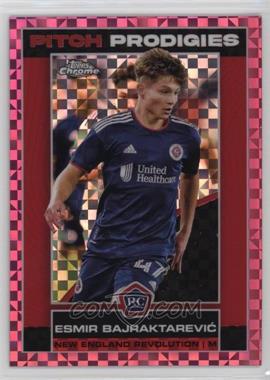 2023 Topps Chrome MLS - [Base] - Pink X-Fractor #127 - Pitch Prodigies - Esmir Bajraktarević