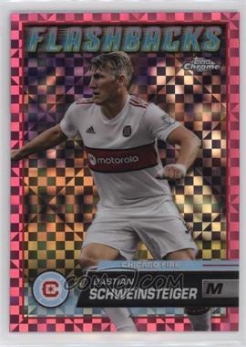 2023 Topps Chrome MLS - [Base] - Pink X-Fractor #155 - MLS Flashbacks - Bastian Schweinsteiger