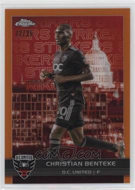 2023 Topps Chrome MLS - Big City Strikers - Orange Refractor #BCS-19 - Christian Benteke /25