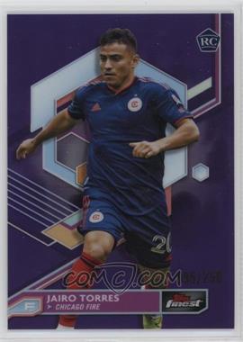 2023 Topps Finest MLS - [Base] - Purple Refractor #81 - Jairo Torres /250