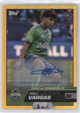 2023 Topps MLS - [Base] - Gold Foil Autographs #108 - Obed Vargas /50