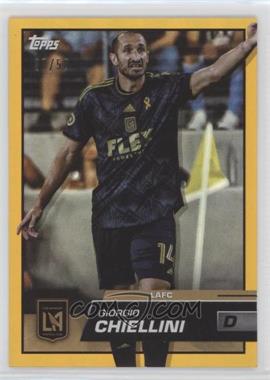 2023 Topps MLS - [Base] - Gold Foil #188 - Giorgio Chiellini /50