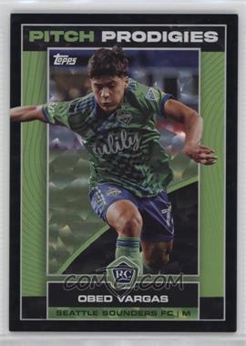 2023 Topps MLS - [Base] - Icy Black Foil #4 - Pitch Prodigies - Obed Vargas