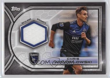 2023 Topps MLS - Relics #R-CW - Chris Wondolowski