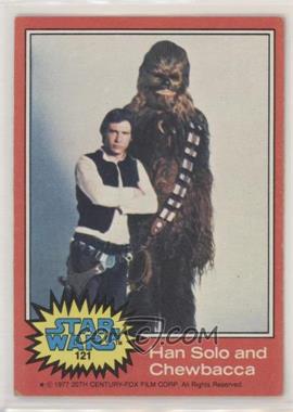 1977 Topps Star Wars - [Base] #121 - Han Solo and Chewbacca