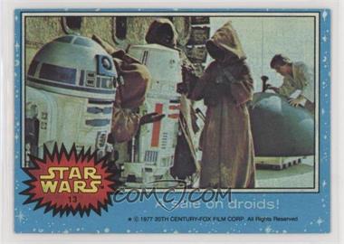 1977 Topps Star Wars - [Base] #13 - A Sale on Droids!