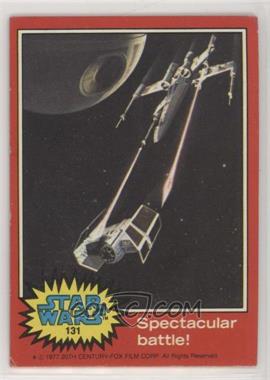 1977 Topps Star Wars - [Base] #131 - Spectacular Battle!