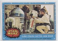 Luke Checks out his new Droid