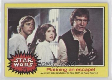 1977 Topps Star Wars - [Base] #151 - Planning an Escape