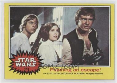 1977 Topps Star Wars - [Base] #151 - Planning an Escape