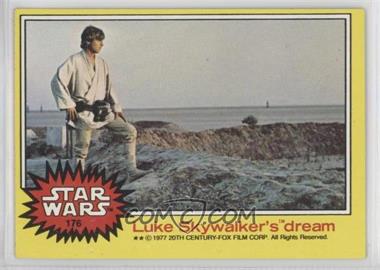 1977 Topps Star Wars - [Base] #176 - Luke Skywalker's Dream