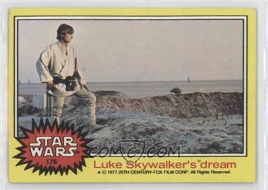 1977 Topps Star Wars - [Base] #176 - Luke Skywalker's Dream