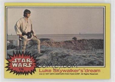 1977 Topps Star Wars - [Base] #176 - Luke Skywalker's Dream