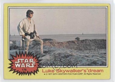 1977 Topps Star Wars - [Base] #176 - Luke Skywalker's Dream [Good to VG‑EX]