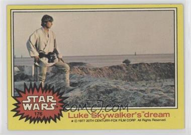 1977 Topps Star Wars - [Base] #176 - Luke Skywalker's Dream
