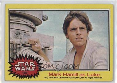 1977 Topps Star Wars - [Base] #189 - Mark Hamill as Luke