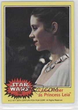 1977 Topps Star Wars - [Base] #190 - Carrie Fisher as Princess Leia