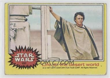 1977 Topps Star Wars - [Base] #191 - Life on the Desert World