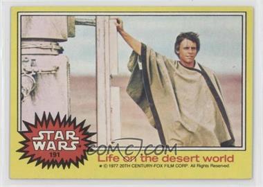 1977 Topps Star Wars - [Base] #191 - Life on the Desert World