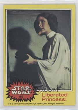 1977 Topps Star Wars - [Base] #192 - Liberated Princess!